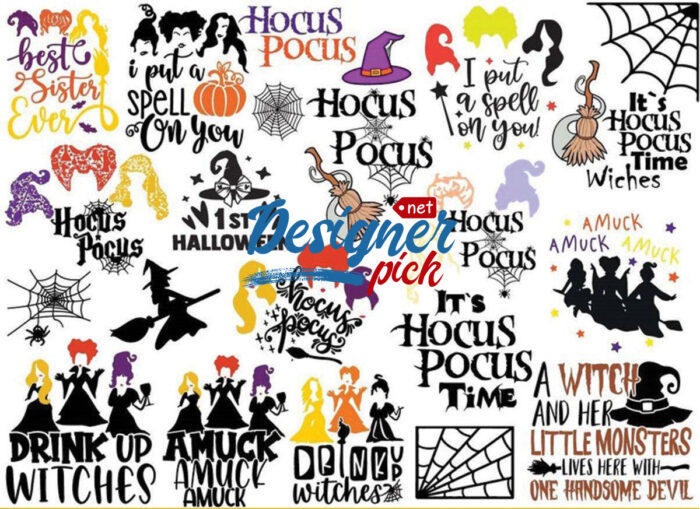 1000 Hocus Pocus Svg Bundle Best Quality Design Bundle