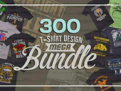 Download 390 Mega T Shirt Design Bundle Designerpick