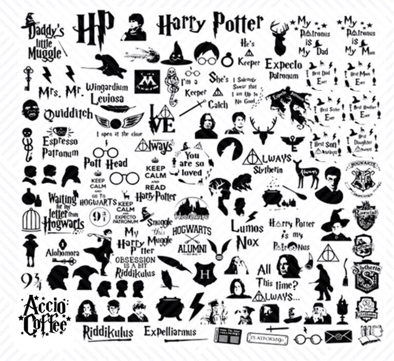 5000+ Harry Potter SVG Bundle - Designerpick