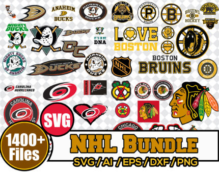 1400 NHL SVG Bundle