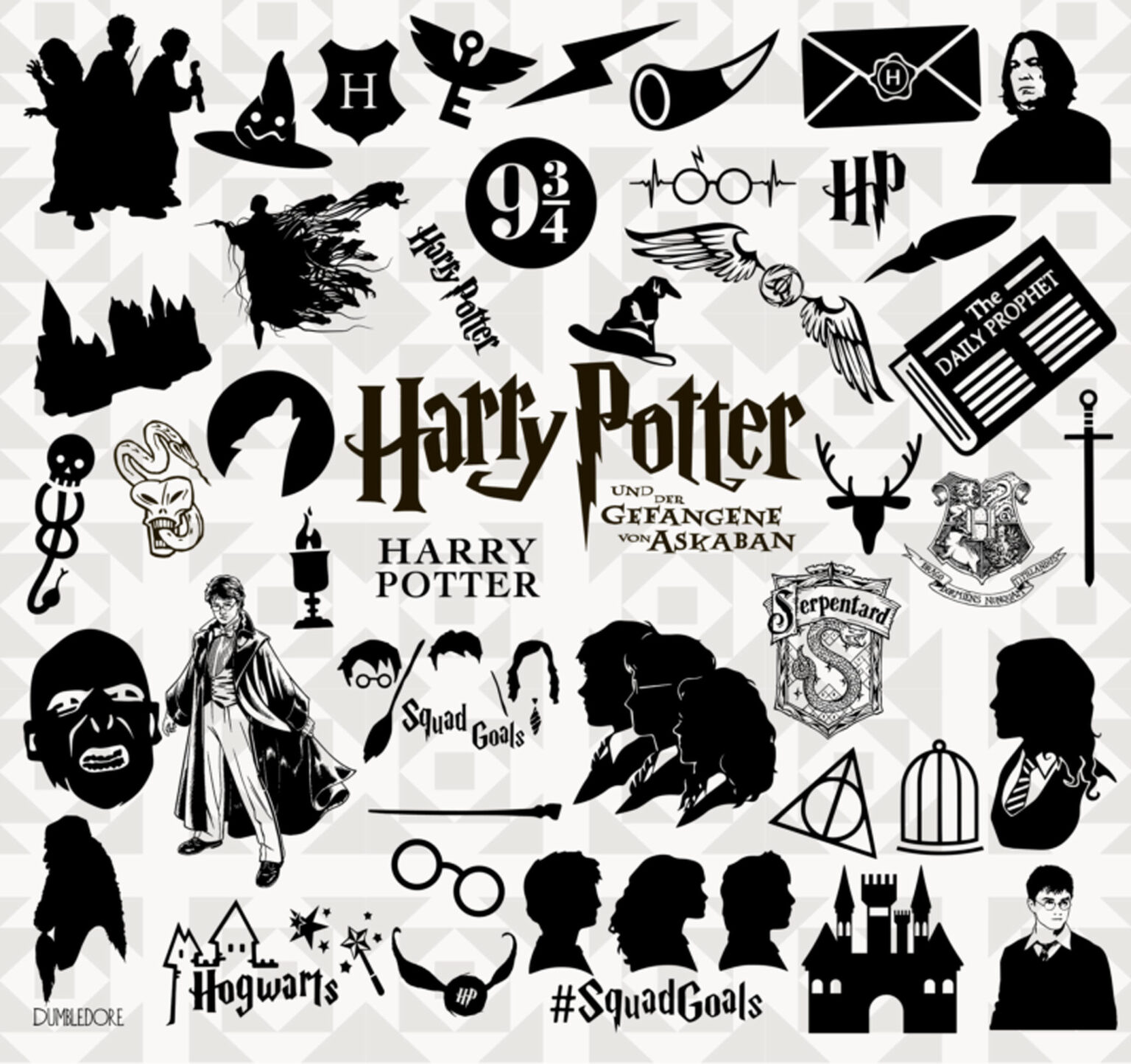 5000+ Harry Potter SVG Bundle - Best Quality Design Bundle