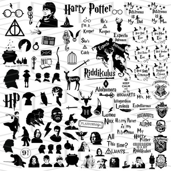 5000+ Harry Potter SVG Bundle from Designerpick