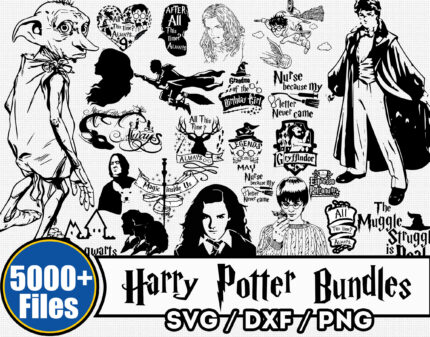 5000+ Harry Potter SVG Bundle