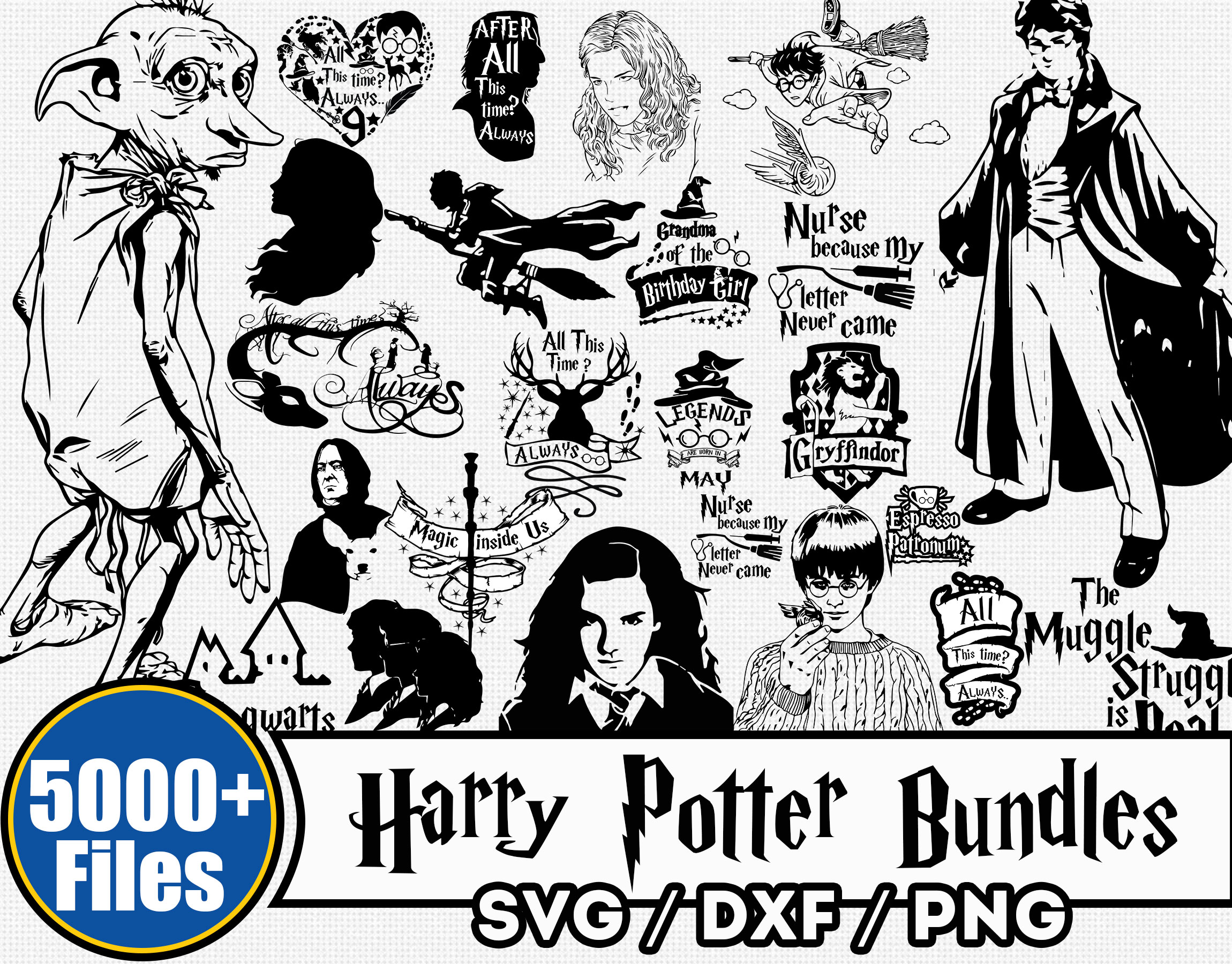 Cricut Joy Harry Potter - Layered SVG Cut File - Greatest Free Fonts