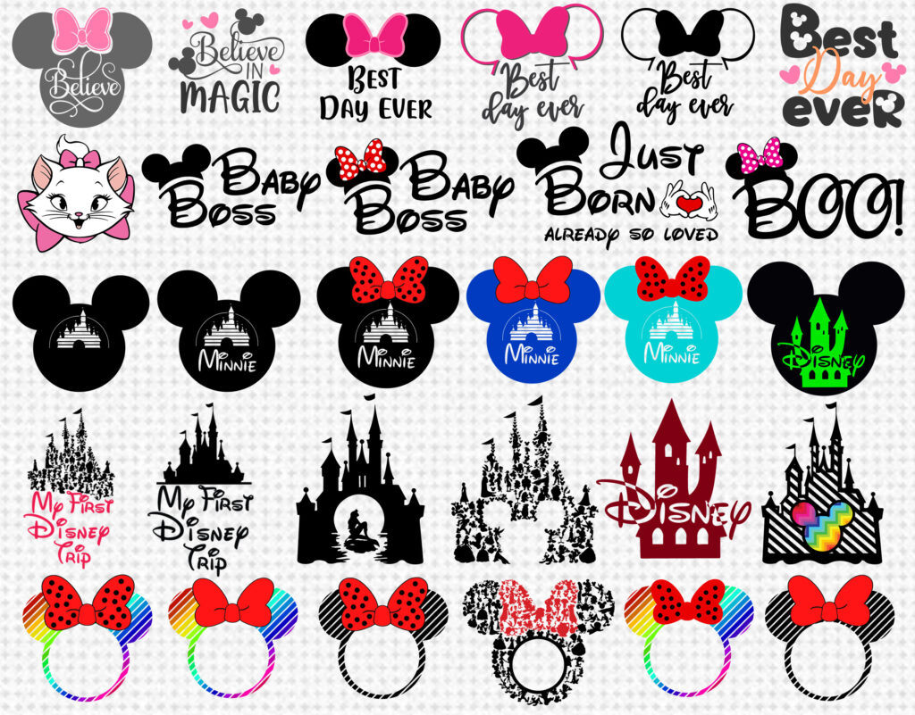 60000+ Mega Disney svg Bundle, Mickey Minnie