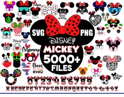5000+ Mickey Mouse SVG Bundle