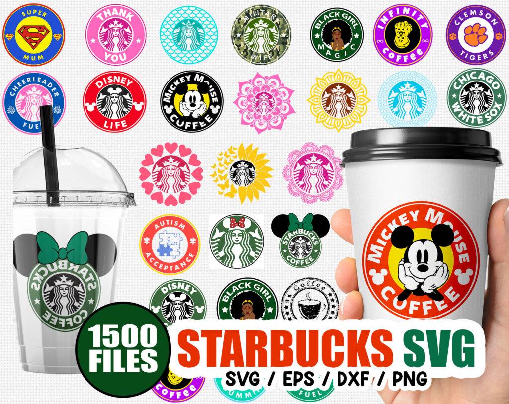 1500 Starbucks Svg Bundle - Best Quality Design Bundle