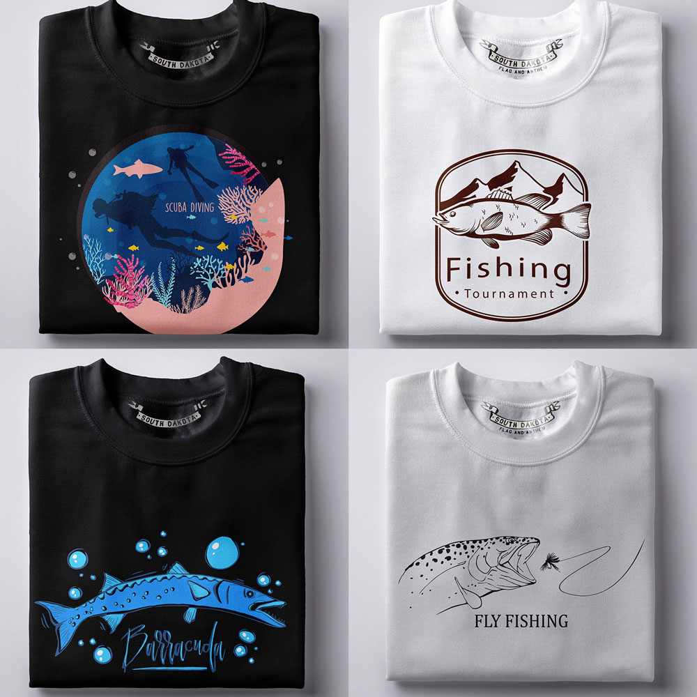 Fishing T Shirt Design Bundle