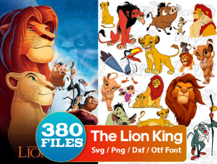 380+ The Lion King Svg Bundle