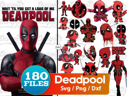 180+ Deadpool Svg Bundle