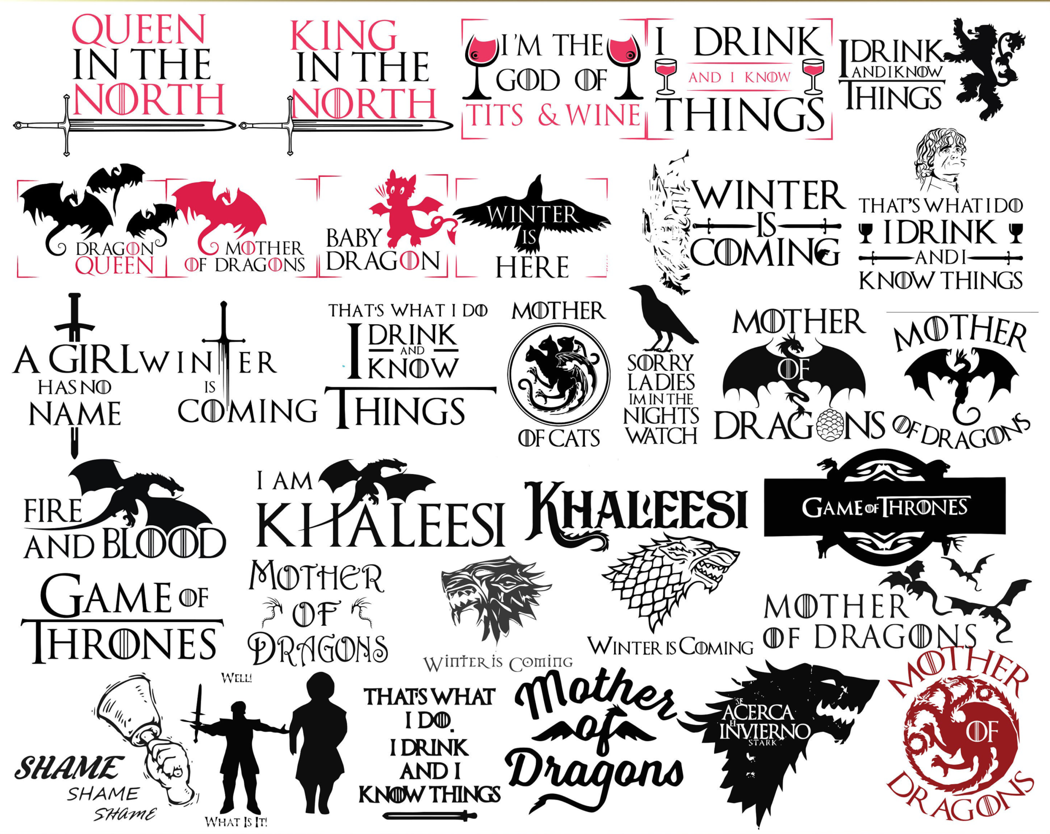 1000+ Game Of Throne Svg Bundle - Best Quality Design Bundle