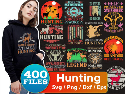 400 Hunting Svg Bundle