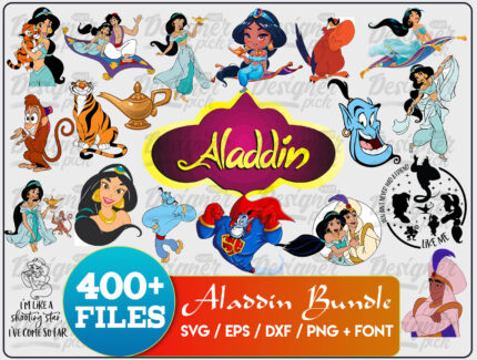 400+ Aladdin SVG Bundle