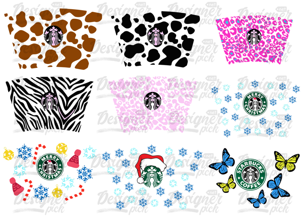 300 Glam Baby Starbucks Wrap Svg Bundle, Starbucks Svg, Starbuck