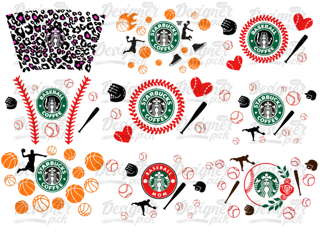 300 Glam Baby Starbucks Wrap Svg Bundle, Starbucks Svg, Starbuck