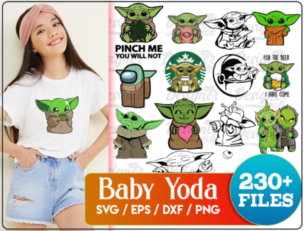 230+ Baby Yoda Svg Bundle