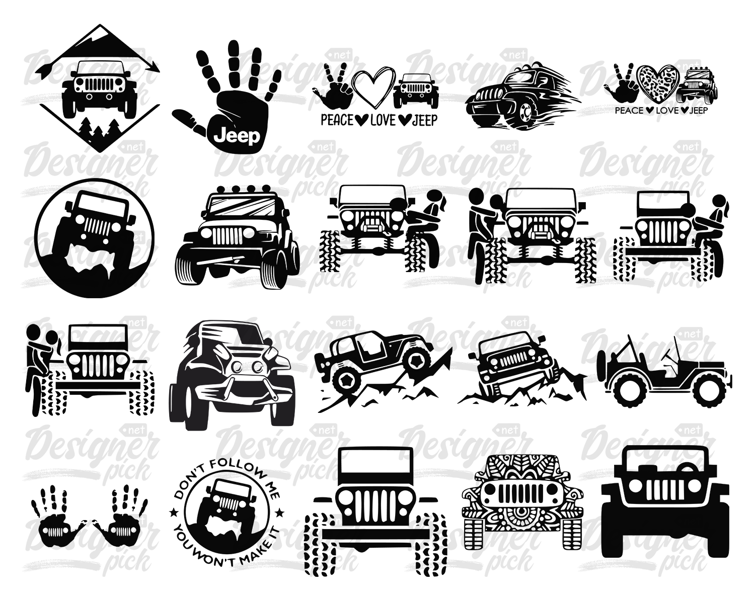 330 Jeep Svg Bundle - Best Quality Design Bundle