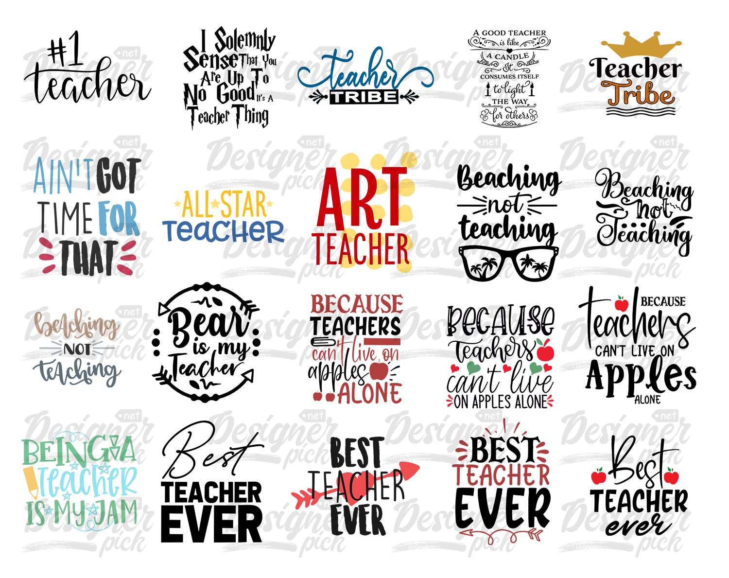 950+ Teacher Svg Bundle - Best Quality Design Bundle