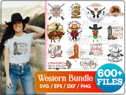 600+ Western Svg Bundle