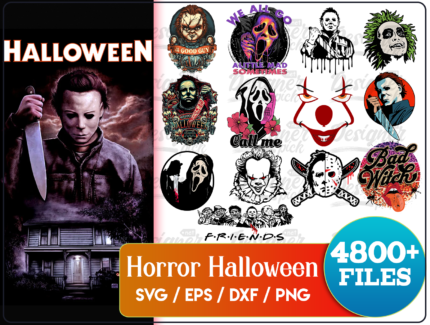 4800+ Horror Halloween Svg Bundle