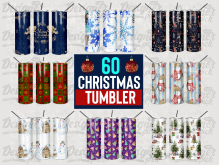 60 Christmas Tumbler Bundle