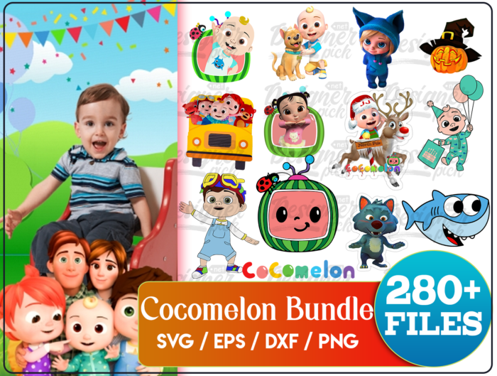 280+ Cocomelon Svg Bundle - Best Quality Design Bundle