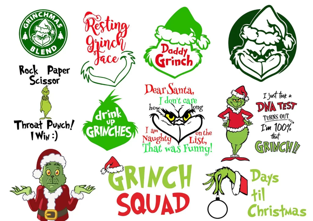 1900+ Grinch Svg Bundle - Best Quality Design Bundle