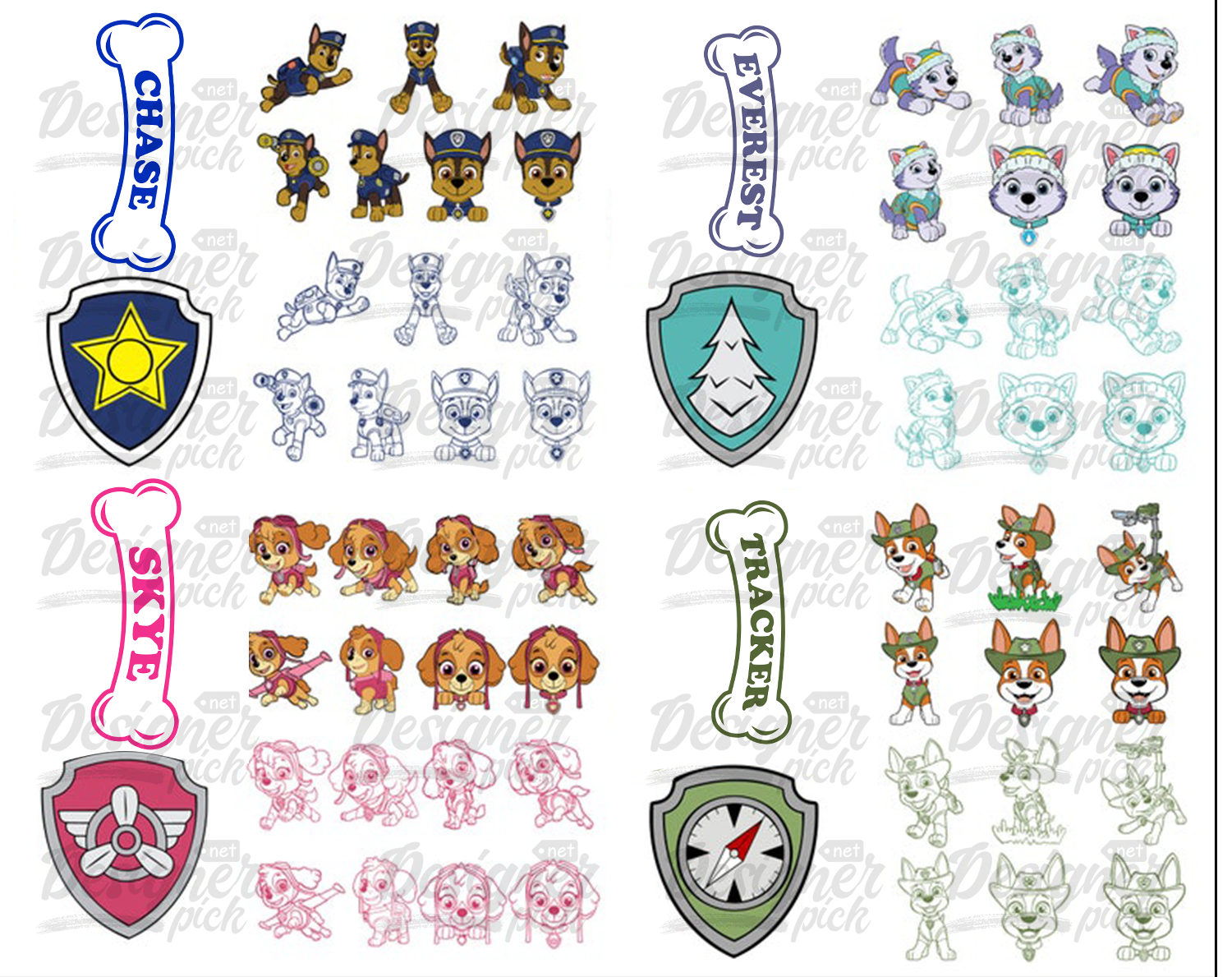 650+ Paw Patrol Svg Bundle - Best Quality Design Bundle