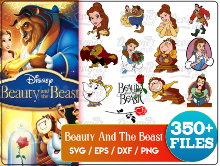 350+ Beauty and the Best Svg bundle
