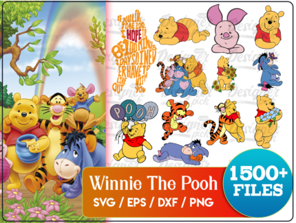 1500+ Winnie The Pooh Svg Bundle