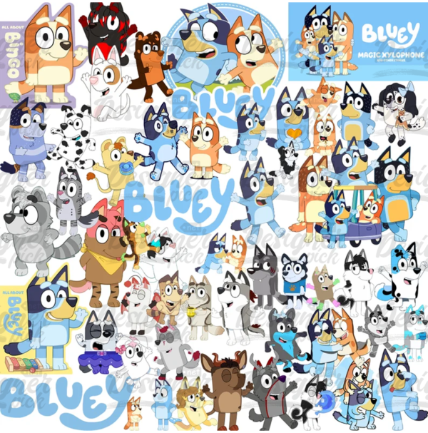 600+ Bluey Svg Bundle - Designerpick