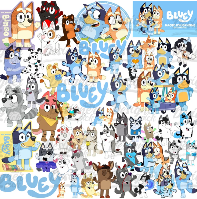 600+ Bluey Svg Bundle - Designerpick
