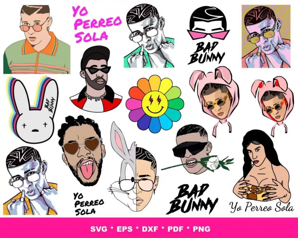 700+ Bad Bunny Svg Bundle - Best Quality Design Bundle