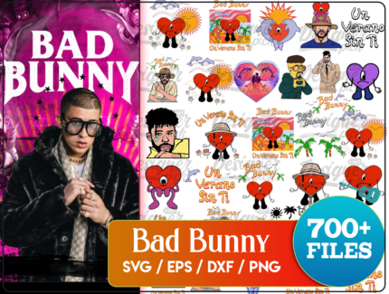 700+ Bad Bunny Svg Bundle