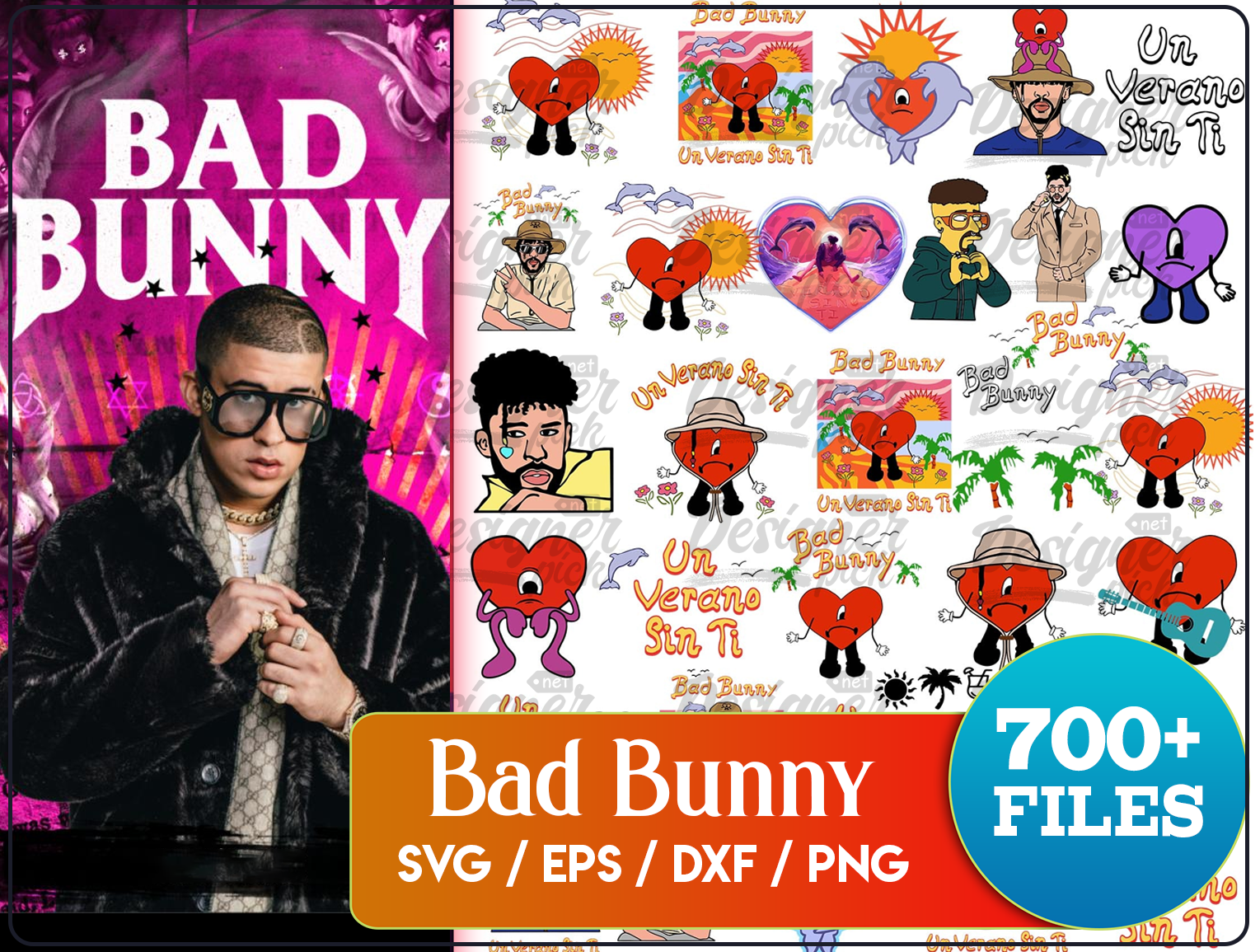 Un Verano Sin Ti Bad Bunny SVG, Bad Bunny Svg Digital File