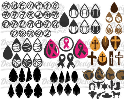 1100+ Earring Svg Bundle