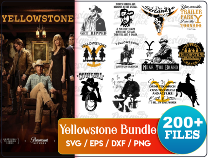 200+ Yellowstone Svg Bundle