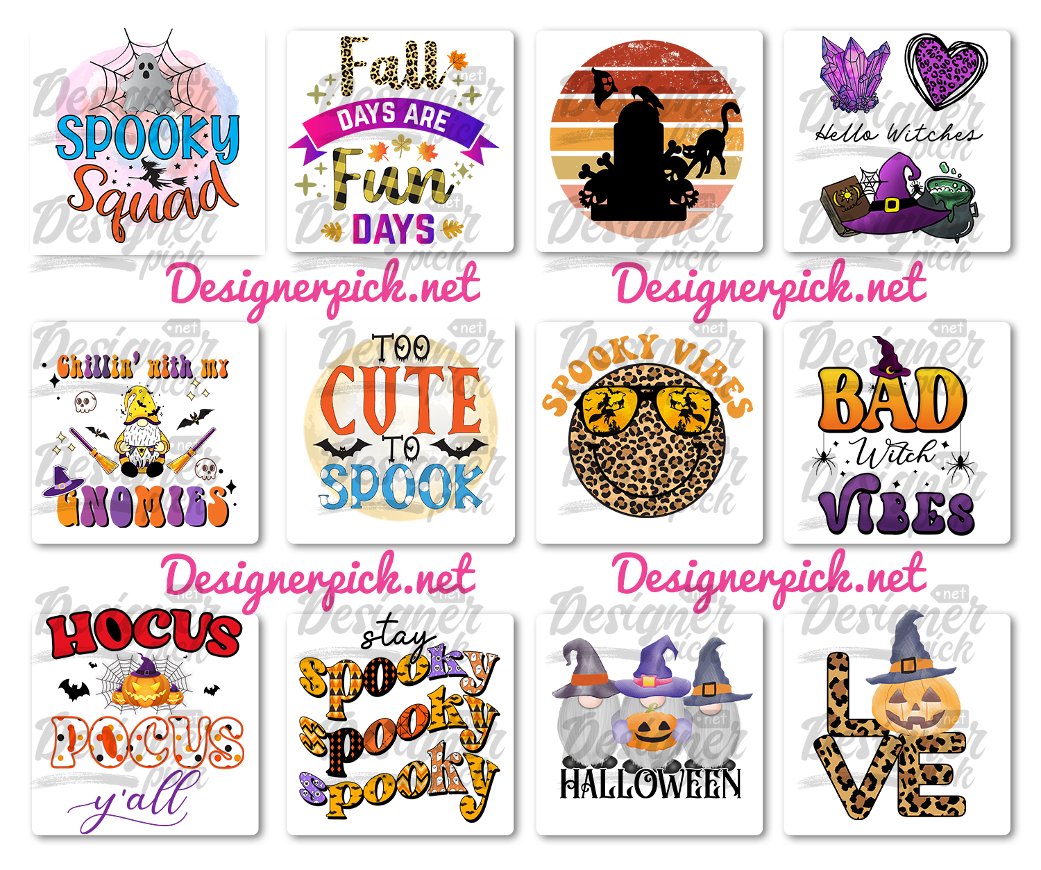 180+ Halloween Sublimation Bundle - Designerpick