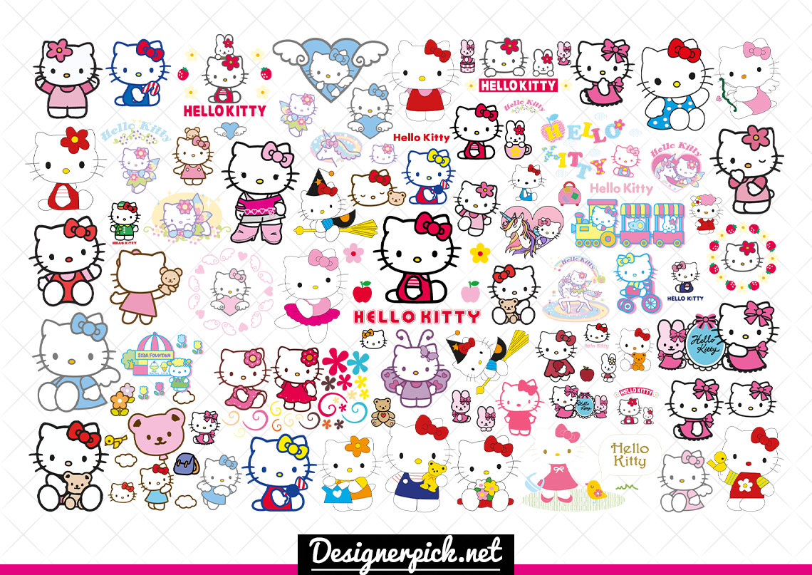 10 Cool Hello Kitty SVG Designs for Digital Projects