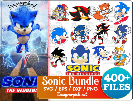 400+ Sonic Svg Bundle