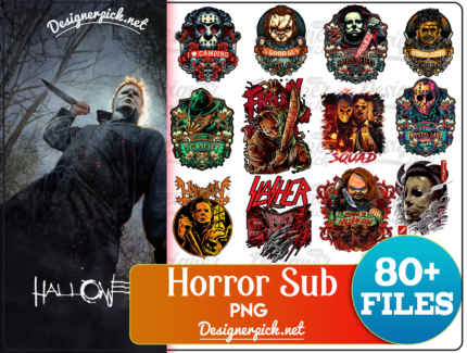 80+ Horror Movies Sublimation