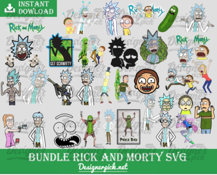 350+ Rick and Morty Svg Bundle