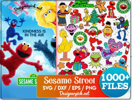 1000+ Sesame Street Svg Bundle