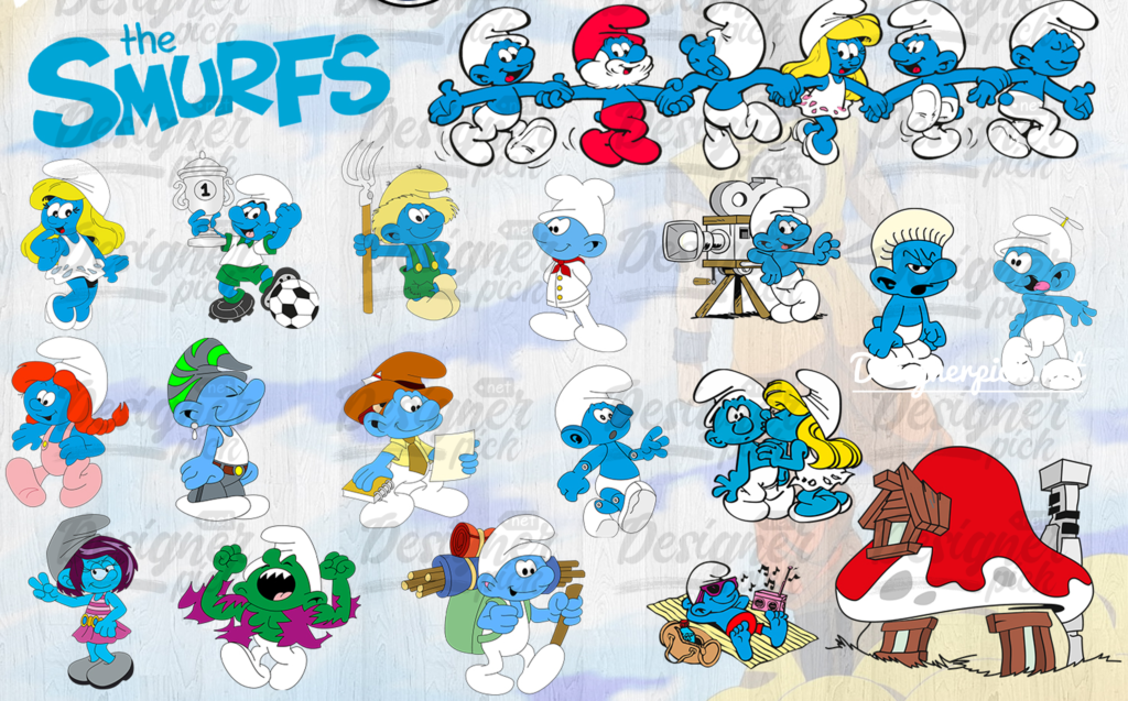 1000+ Smurf Svg Bundle - Best Quality Design Bundle