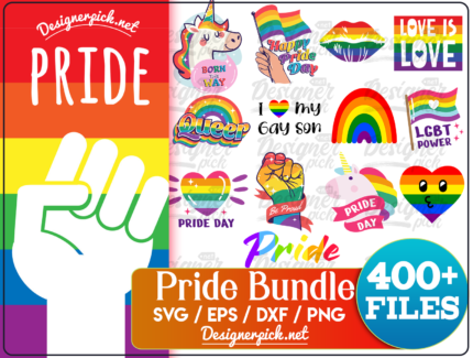 400+ Pride Svg Bundle