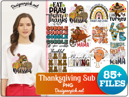 85+ Thanksgiving Sublimation Bundle