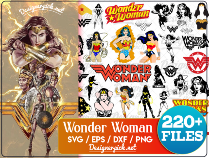 220+ Wonder Woman Svg Bundle