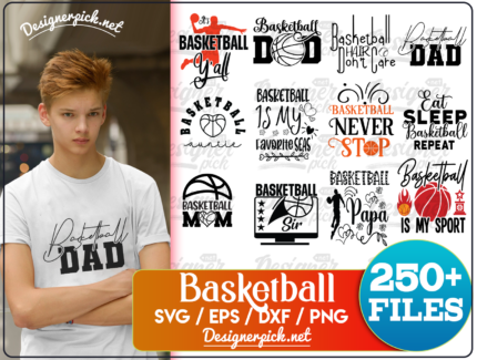 250+ Basketball Svg Bundle