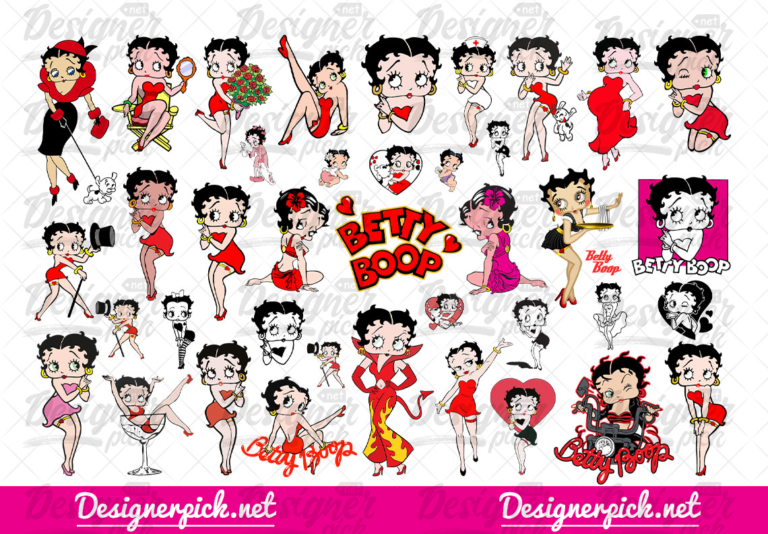 160+ Betty Boop Svg Bundle - Best Quality Design Bundle