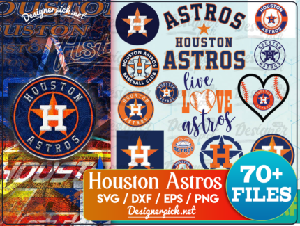 70+ Houston Astros Svg Bundle